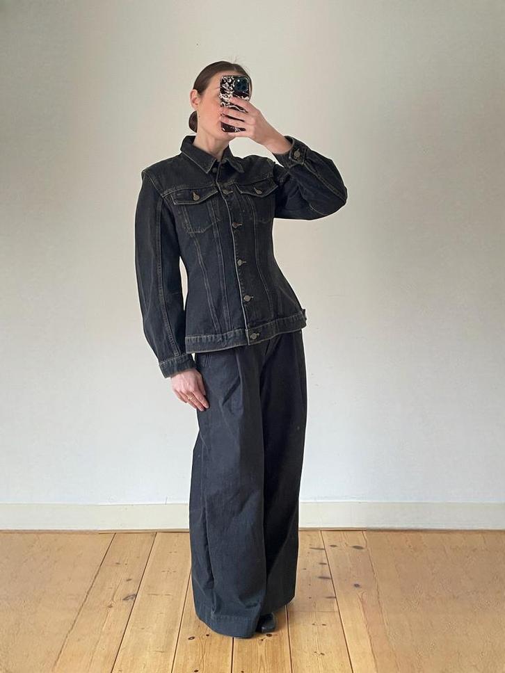 Viral getailleerd spijkerjasje Zara mt S, np €59,95, nieuw!, Kleding | Dames, Jassen | Zomer, Nieuw, Maat 36 (S), Grijs, Ophalen of Verzenden