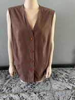 Oscar B. suede-achtige look Gilet, maat 42/44, bruin, Kleding | Dames, Oscar B., Bruin, Maat 42/44 (L), Ophalen of Verzenden