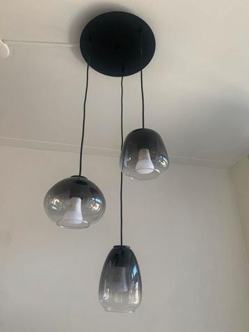 Hanglamp 3 glazen bollen (Hornbach)