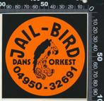 Sticker: Dansorkest Jail Bird, Verzamelen, Ophalen of Verzenden
