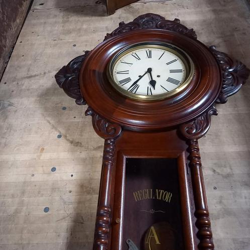 Antieke Regulateur Wandklok, Antiek en Kunst, Antiek | Klokken, Ophalen