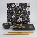 Tokyo Design Studio - Sakura Sushi Giftset black 6-delig, Ophalen of Verzenden, Nieuw