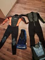 2 Surfpakken incl. Zwemvliezen - Gul, Watersport en Boten, Watersportkleding, Wetsuit, Gebruikt, Ophalen of Verzenden, Gul