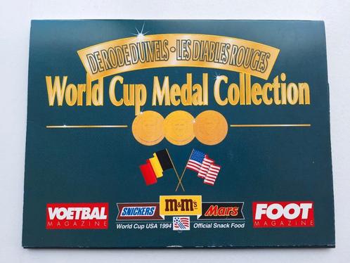 De Rode Duivels World Cup Medal Collection 1994, Verzamelen, Sportartikelen en Voetbal, Zo goed als nieuw, Poster, Plaatje of Sticker