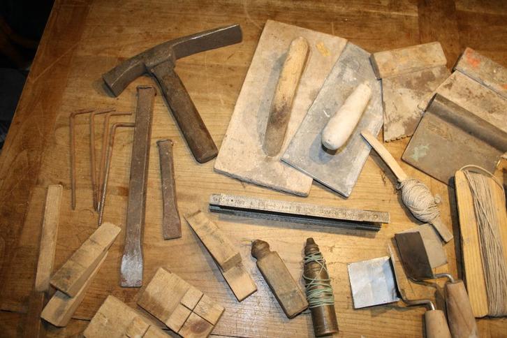metselgereedschap, Doe-het-zelf en Verbouw, Gereedschap | Handgereedschap, Gebruikt, Ophalen of Verzenden