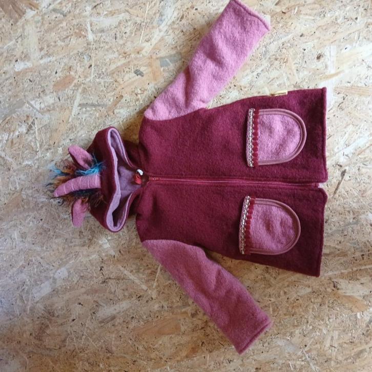Wollen jas, Kinderen en Baby's, Kinderkleding | Maat 92, Nieuw, Meisje, Jas, Ophalen of Verzenden