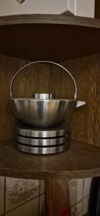 Thee pot van het merk blomus.roestvrijstaal.met warmhoud bra, Huis en Inrichting, Ophalen of Verzenden, Overige materialen, Pot, Bus of Blik