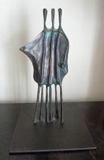 Bronzen kunstwerk van personen gesigneerd, Antiek en Kunst, Ophalen of Verzenden