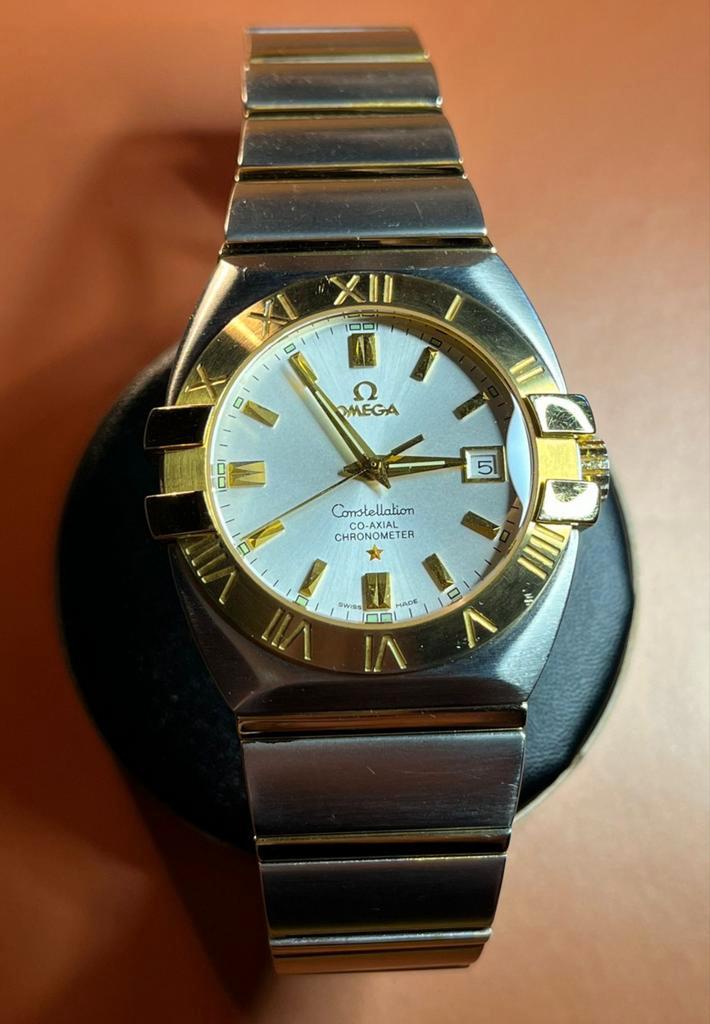 Omega Constellation, Sieraden, Tassen en Uiterlijk, Horloges | Heren, Zo goed als nieuw, Polshorloge, Omega, Overige materialen