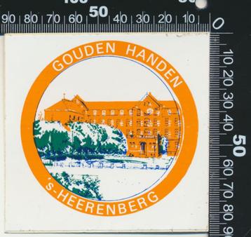 Sticker: Gouden Handen - s-Heerenberg (3) beschikbaar voor biedingen