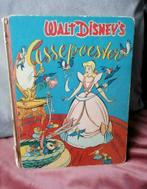 Oud sprookjesboek uit 1953 van assepoester van Walt Disney., Boeken, Sprookjes en Fabels, Ophalen of Verzenden, Gelezen, Walt Disney
