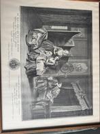 Hollandsche kraam kamer, gemaakt door P. tranjé 1757, Antiek en Kunst, Kunst | Etsen en Gravures, Ophalen of Verzenden
