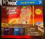 knex ACHTBAAN VERTICAL VIPER COASTER+GRATIS COBRA HELICOPTER, Ophalen, Gebruikt, K'nex