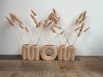 Vazenset MOM beige, Huis en Inrichting, Woonaccessoires | Vazen, Overige kleuren, Aardewerk of Porselein, Ophalen of Verzenden