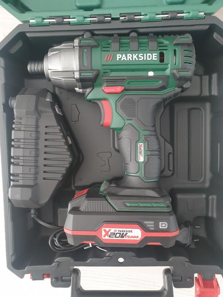 Parkside 20v accu slagschroefmachine, Doe-het-zelf en Verbouw, Gereedschap | Boormachines, Nieuw, Overige typen, Ophalen