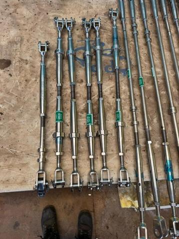 RVS draadspanners extra groot gaffel beschikbaar voor biedingen