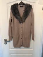 Mark Adam Cashmere Vest met Bontkraag - Maat M, Kleding | Dames, Maat 38/40 (M), Beige, Nieuw, Ophalen of Verzenden