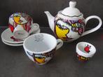 Josien Broeren theeservies theepot kop en schotel theestel, Huis en Inrichting, Keuken | Servies, Ophalen of Verzenden, Zo goed als nieuw