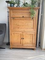 Oude grenen secretaire of computerkast, Huis en Inrichting, Ophalen, Gebruikt, Oud Grenen