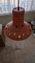 Vintage Lava keramieken Hanglamp Rood/Oranje Uniek Design, Huis en Inrichting, Lampen | Hanglampen, Ophalen, Minder dan 50 cm