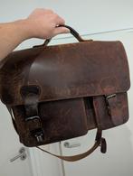 Vintage Leren Aktetas van Ruitertassen nieuwprijs 335 euro, Sieraden, Tassen en Uiterlijk, Tassen | Schoudertassen, Gebruikt, Bruin