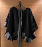 Simu Laponia Merino Wollen Cape met sjaal, Simu Laponia, Grijs, Zo goed als nieuw, Maat 46/48 (XL) of groter