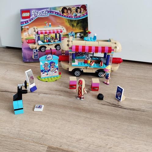 Lego Friends Hotdog Wagen Pretpark, Kinderen en Baby's, Speelgoed | Duplo en Lego, Zo goed als nieuw, Lego, Complete set, Ophalen of Verzenden