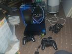Playstation 2 met 2 controlers, Ophalen, Zwart, Met 2 controllers, Zo goed als nieuw