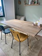 Moderne lichte tafel, Ophalen, Strak, 50 tot 100 cm, Zo goed als nieuw