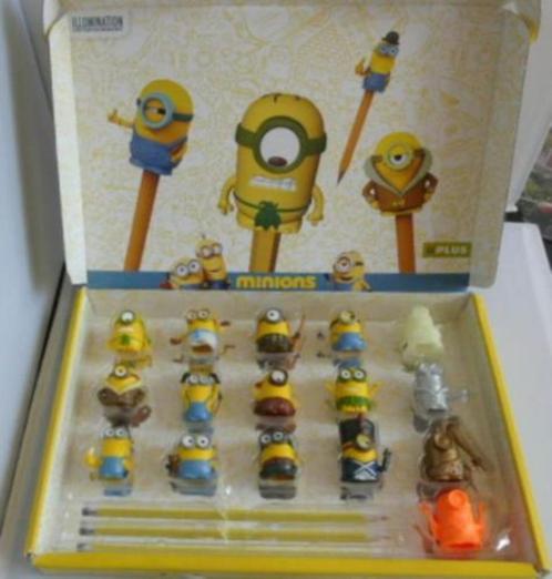 Complete set minions in koffer., Verzamelen, Supermarktacties, Plus, Ophalen