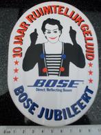 sticker Bose jubileert 10 jaar ruimtelijk geluid boxen, Verzenden, Zo goed als nieuw, Merk