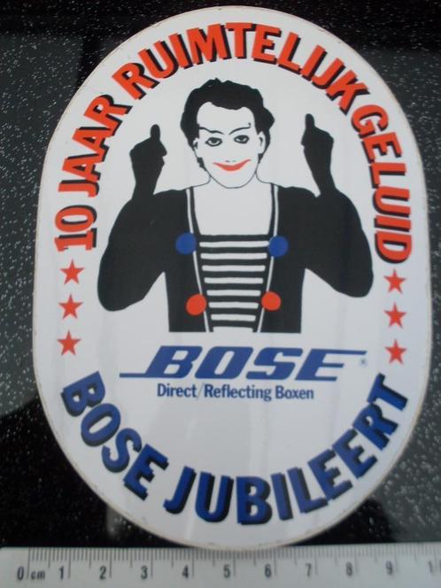 sticker Bose jubileert 10 jaar ruimtelijk geluid boxen, Verzamelen, Stickers, Zo goed als nieuw, Merk, Verzenden