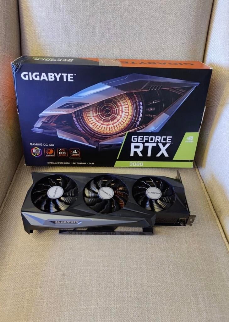NVIDIA GeForce RTX 3080 – 10GB GDDR6X, Computers en Software, Videokaarten, Nieuw, Nvidia, PCI-Express 4.0, GDDR6, HDMI, VGA, Ophalen