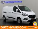 Ford Transit Custom 2.0TDCi 130PK Lang | Euro 6 | Achterdeur, Stof, Gebruikt, Zwart, Wit