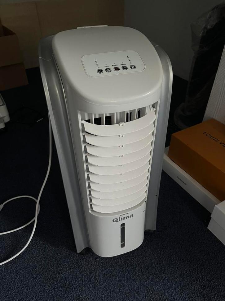 Qlima luchtkoeler met afstandsbediening – zonder watertank, Witgoed en Apparatuur, Airco's, Gebruikt, Mobiele airco, Minder dan 60 m³