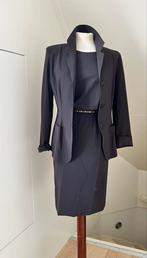 Irie Wash Pauw bruin Maat M 38 jasje blazer jurk zwart, Maat 38/40 (M), Kostuum of Pak, Zwart, Ophalen of Verzenden
