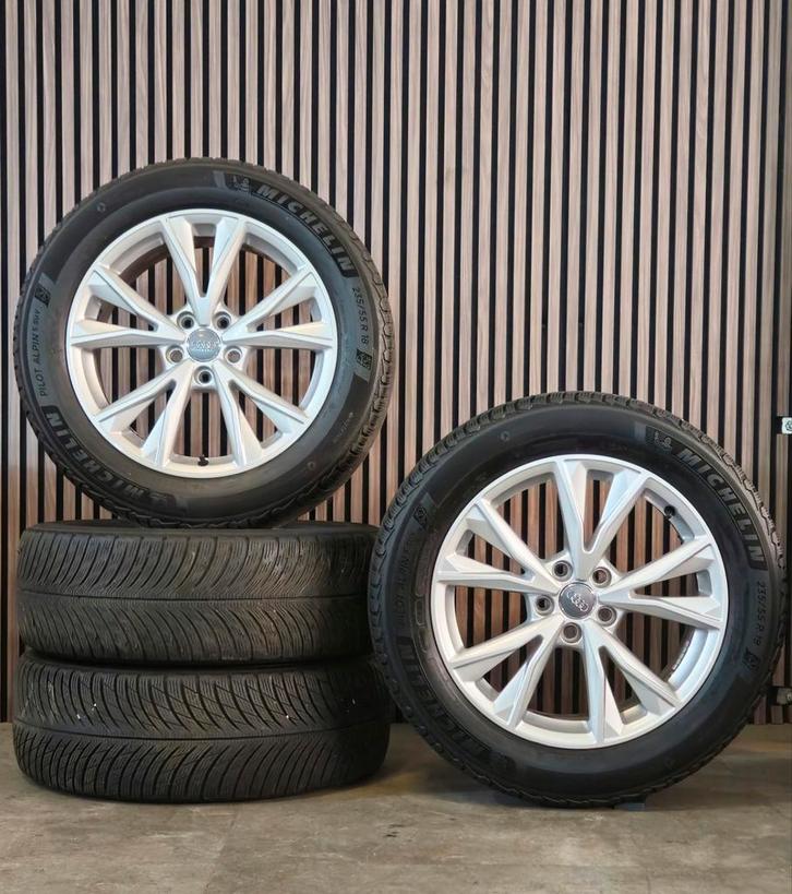 Nette 18" Orig AUDI Q3 velgen+ Winterbanden 5x112 Kodiaq, Auto-onderdelen, Banden en Velgen, Banden en Velgen, Winterbanden, 18 inch