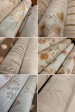 Leuk vintage behang brocante per rol in verpakking, Ophalen of Verzenden, Minder dan 10 m², Geel, Brocante