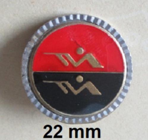 schietsport, steekspeldje 22 mm. doossnee,, Postzegels en Munten, Penningen en Medailles, Overige materialen, Nederland, Ophalen of Verzenden