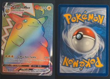 Pikachu VMAX Rainbow Rare - Vivid Voltage 188/185 2 van 2 beschikbaar voor biedingen