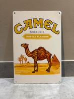 Mancave Bar Café Wanddecoratie metalen bordje Camel Flavour, Verzamelen, Ophalen of Verzenden, Zo goed als nieuw, Reclamebord