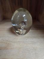 Glazen presse-papier met object, Ophalen of Verzenden, Gebruikt