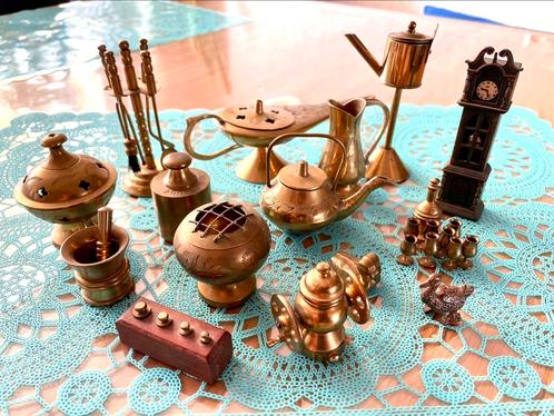 Koper miniaturen verzameling 14 st. diversen, Antiek en Kunst, Antiek | Koper en Brons, Koper, Ophalen of Verzenden