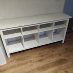 Lage witte kast, Huis en Inrichting, Kasten | Dressoirs, Ophalen, Met plank(en), Minder dan 50 cm, Zo goed als nieuw