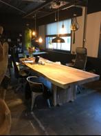 Suar hardhouten tafel 3500x900x100 / boomstamtafel, Ophalen, 200 cm of meer, 50 tot 100 cm, Zo goed als nieuw