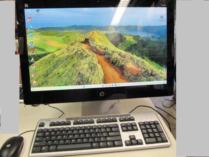 HP All in 1pc.(23-Q101nd)Intel Core i5-4460T 2’7 Ghz.8Gb,SSD, Computers en Software, Desktop Pc's, Zo goed als nieuw, 3 tot 4 Ghz