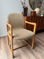 4 Deense vintage armstoelen, Huis en Inrichting, Fauteuils, Ophalen, Gebruikt, 75 tot 100 cm
