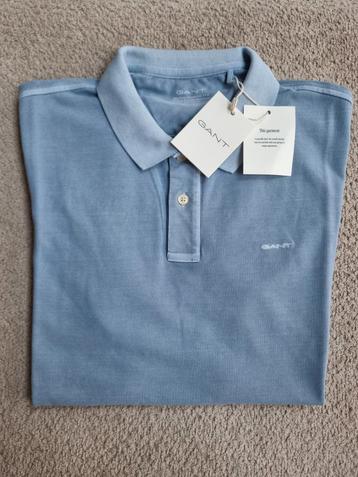 Gant Classic Piqué Sunfaded Short Sleeve Polo in kleur Fresh beschikbaar voor biedingen