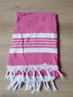 Hamamdoek roze/wit, nieuw, Huis en Inrichting, Badkamer | Badtextiel en Accessoires, Ophalen of Verzenden, Nieuw, Roze, Handdoek