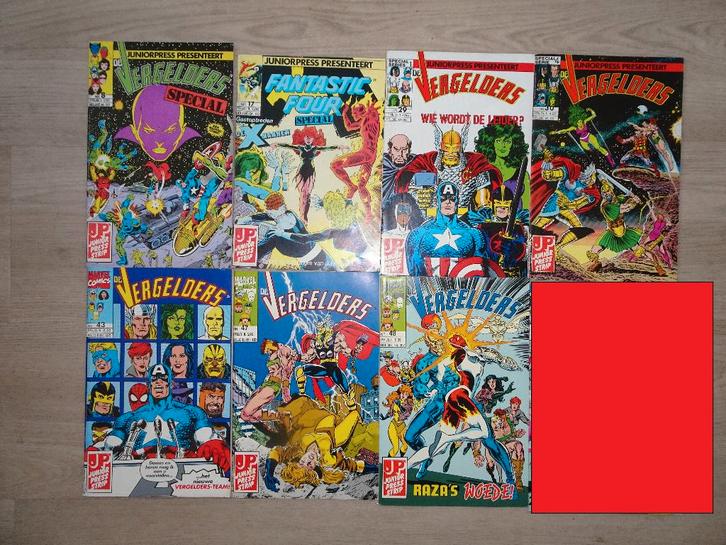 Marvel strips: De Vergelders + Fantastic Four, Boeken, Strips | Comics, Zo goed als nieuw, Meerdere comics, Amerika, Ophalen of Verzenden